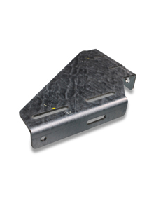 Gusset plate lh connection nest to EB-idler roller Caravan